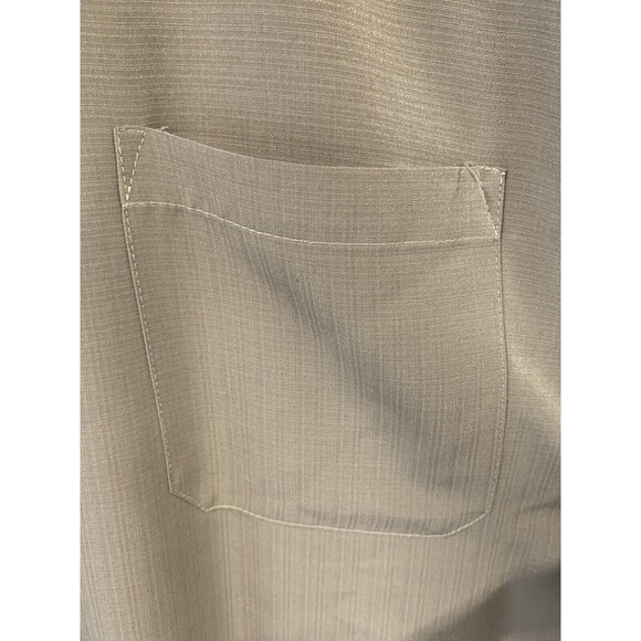 Vintage Fulton Street Shirt Works‎ Button Down Sand Brown Size 2XLT Made In USA - Picture 4 of 10